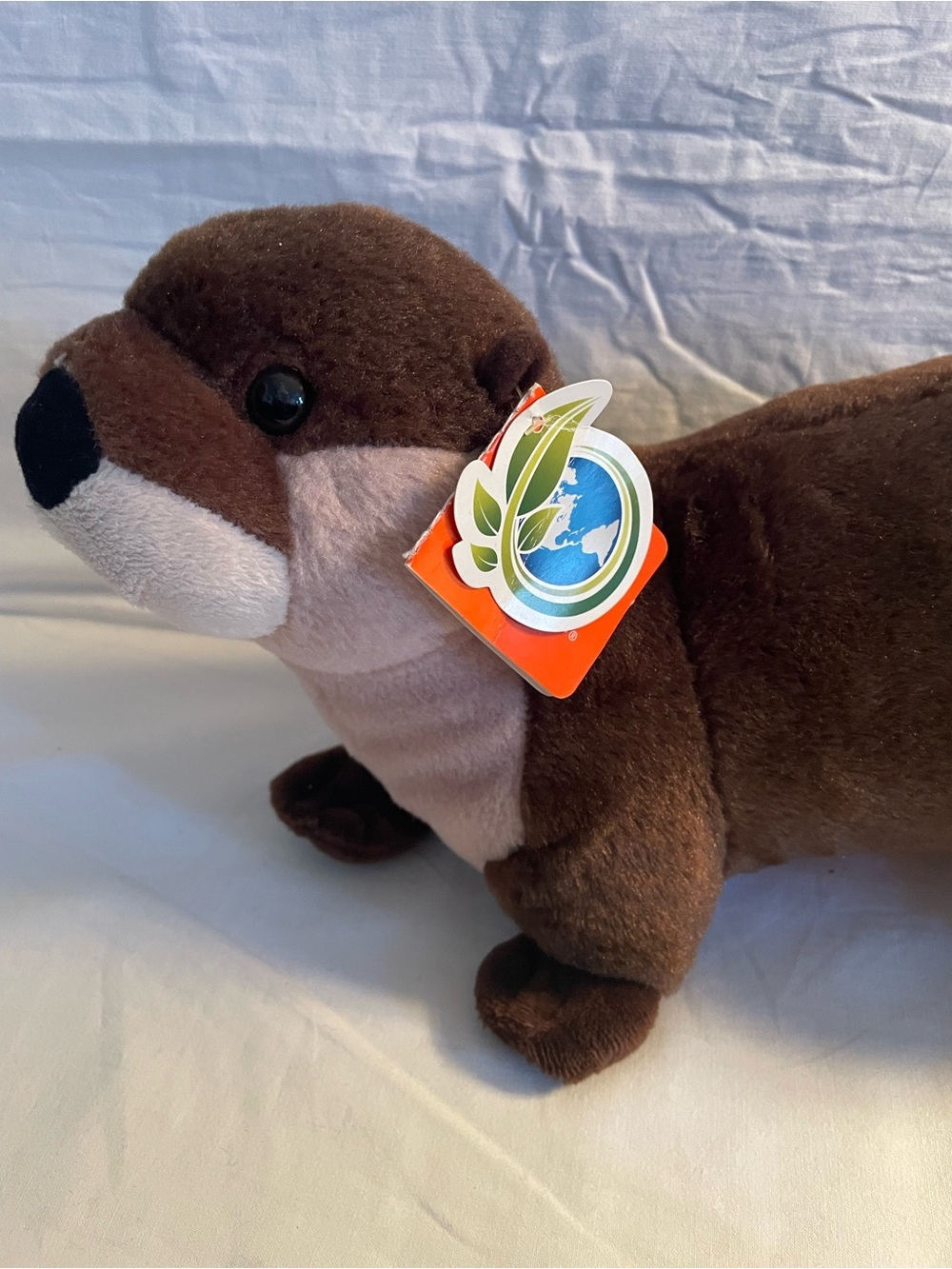 NWT Wild Republic Plush Otter Stuffed Animal - Soft Toy Hard eyes